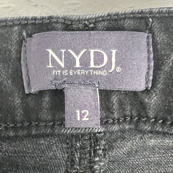 NYDJ Women 12 Office Marilyn Straight Leg Lift Tuck Slimming Tummy Control Jeans - Picture 5 of 12